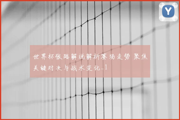 世界杯张路解说解析赛场走势 聚焦关键对决与战术变化_1